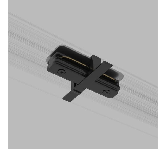Изображение товара Прямой коннектор для однофазного встраиваемого шинопровода Elektrostandard TRCM-1-I-BK черный a049558