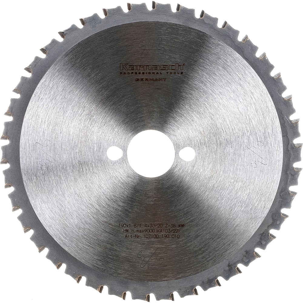 Диск пильный по стали Karnasch пильный диск по металлу профоснастка 539 эксперт 355x25 4 30 мм z80 tfz 0