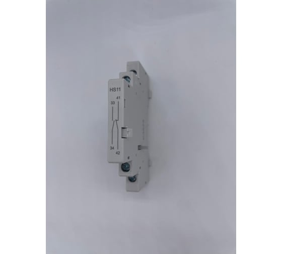 Изображение товара Вспомогательный блок-контакт бокового монтажа iskra HS11 (для автоматов защиты двигателя MS32) УТ-00025822