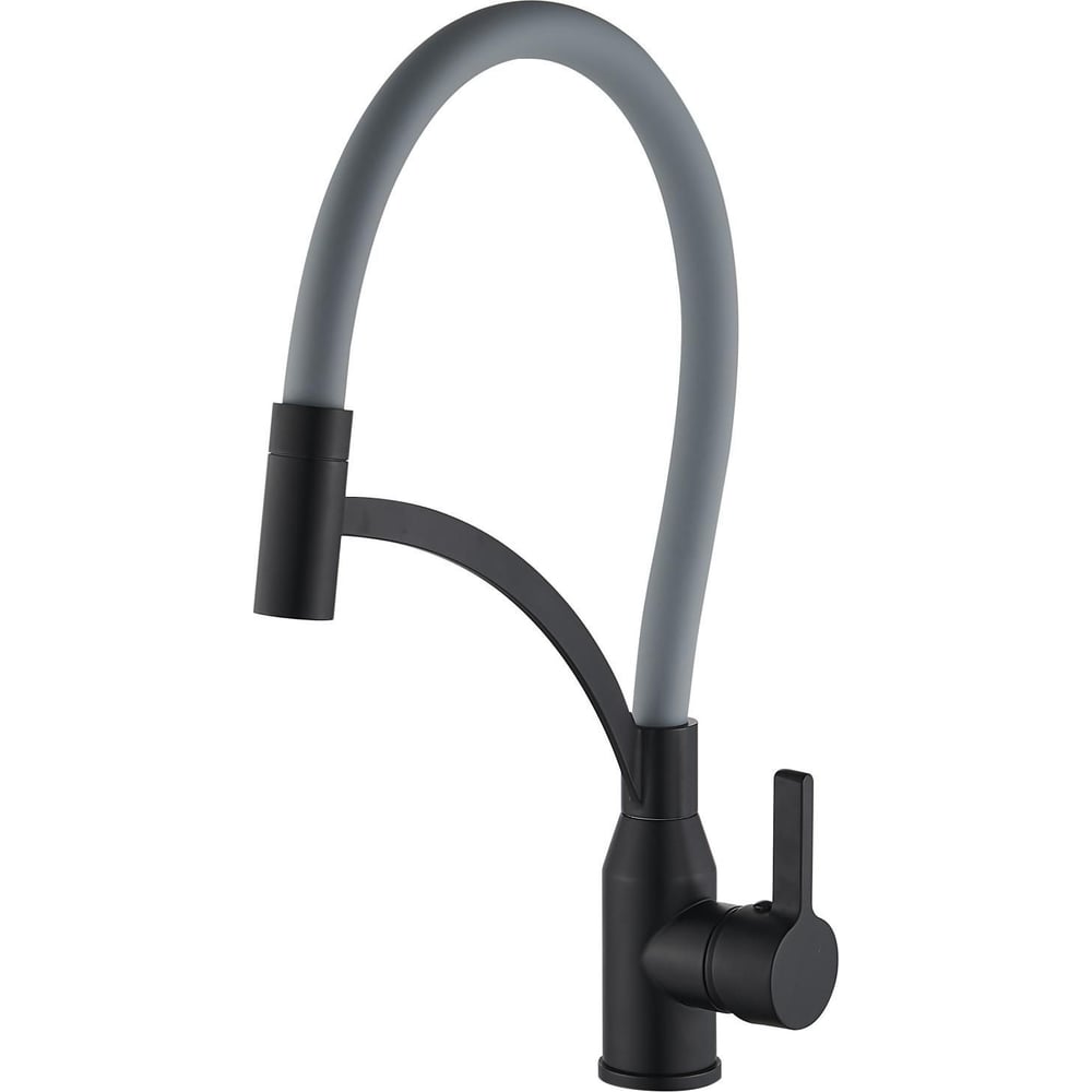 Изображение товара Смеситель для кухонной мойки Fmark FS8244H-04 современный стиль нержавеющая сталь