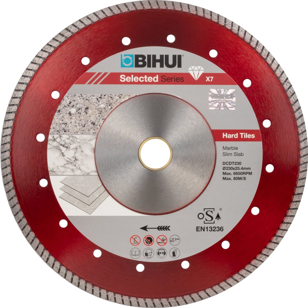 Изображение товара Диск алмазный B-TURBO 230 мм BIHUI DCDT230 для керамогранита
