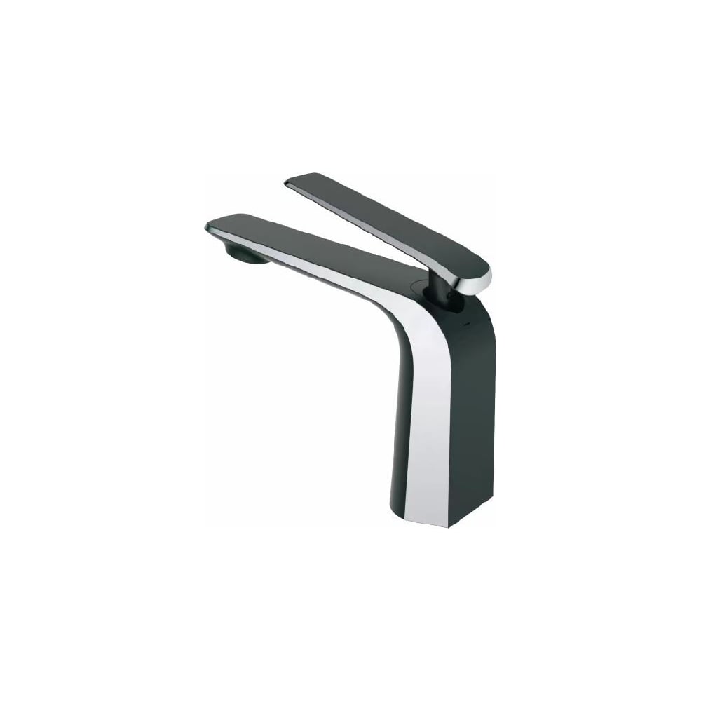 Изображение товара Современный однорычажный смеситель для умывальника Savol S-JD9101AH черный/хром