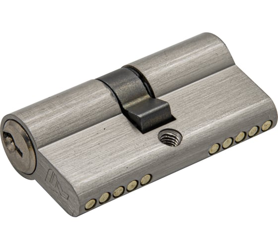 Изображение товара Цилиндровый механизм РемоКолор 60 мм, SN, ключ-ключ, англ. ключ 70-1-562