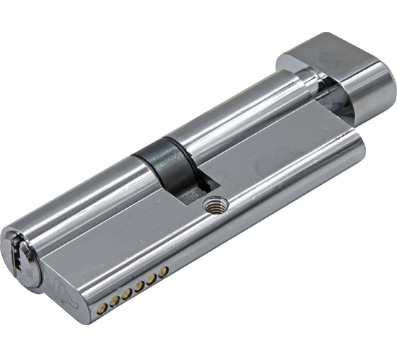 Изображение товара Цилиндровый механизм РемоКолор 80 мм, CP, ключ-вертушка, перф. ключ 70-1-380