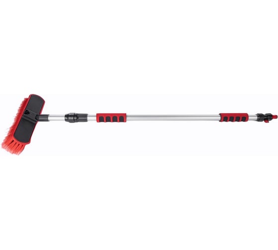 Изображение товара Щетка для мытья ARNEZI с краном подачи воды и телескопической мягкой ручкой L=100-168 см A0403012