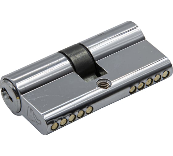 Изображение товара Цилиндровый механизм РемоКолор 60 мм, CP, ключ-ключ, англ. ключ 70-1-560