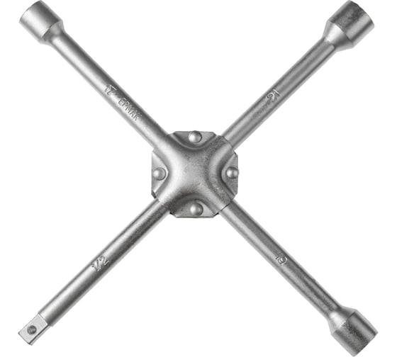 Изображение товара Баллонный крестовой ключ ЕРМАК 17-19-21мм 14" усиленный, сатин, SJ012P 766-079