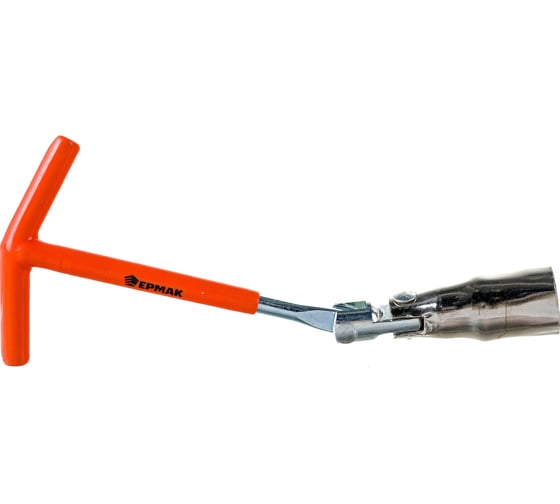 Изображение товара Свечной ключ ЕРМАК с карданным шарниром 21 мм матовый усиленный TP006 766-019