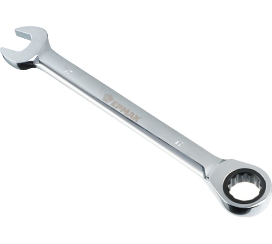Изображение товара Комбинированный трещоточный ключ ЕРМАК 17мм 736-168