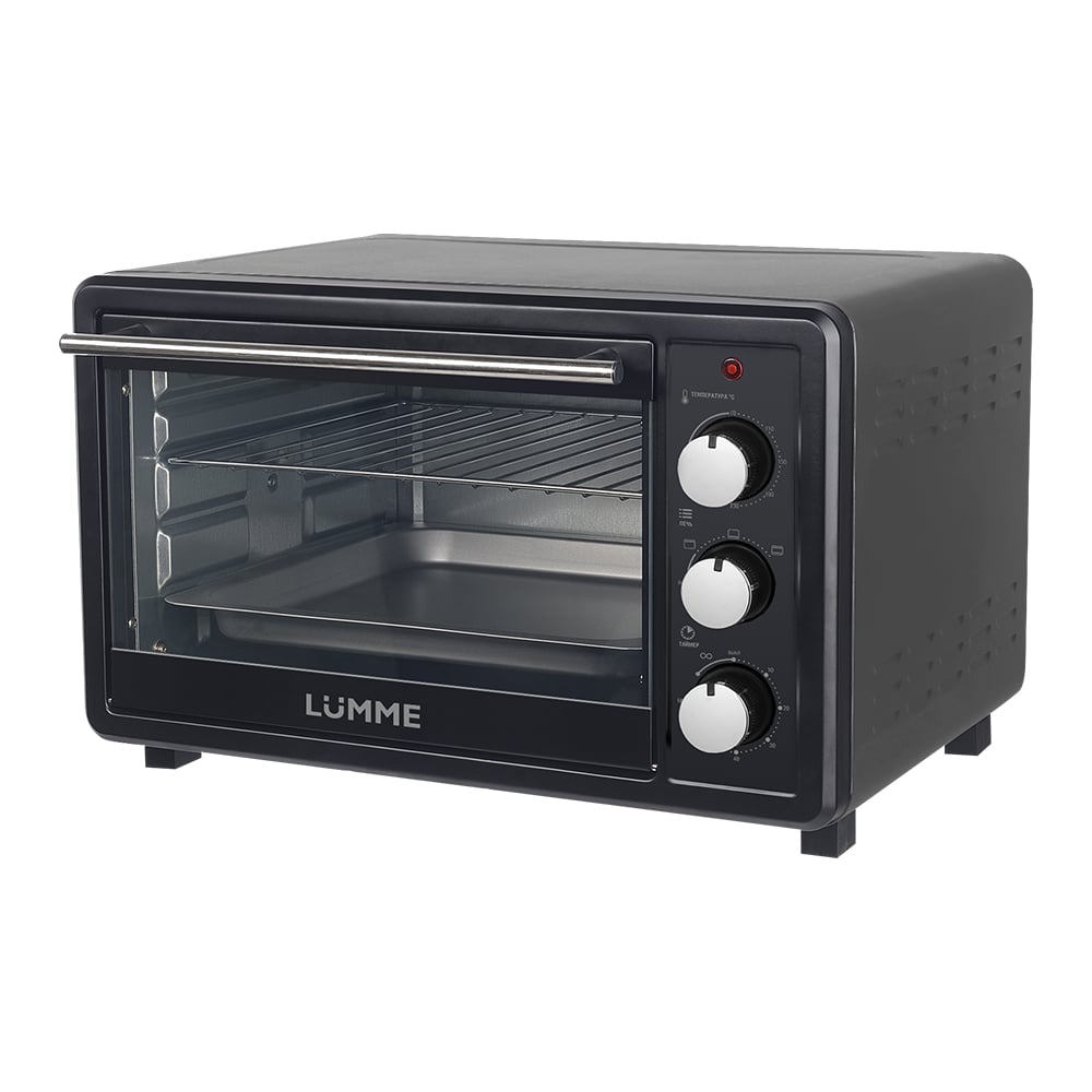 Изображение товара Духовой шкаф LUMME LU-EO1715A 30 л сумрачный обсидиан 1800 Вт