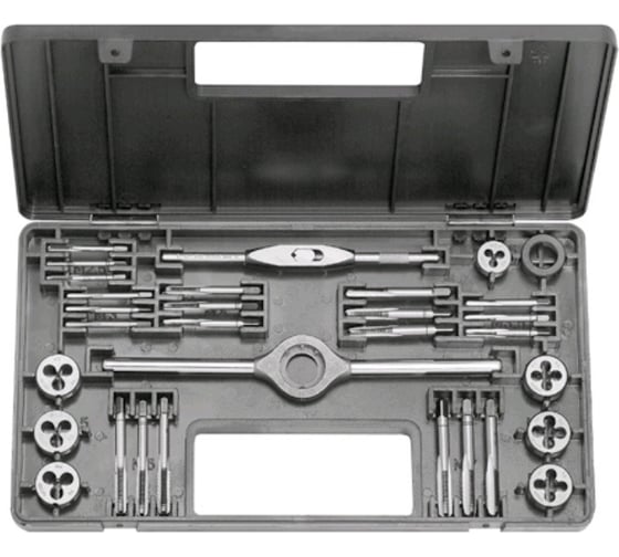 Изображение товара Резьбонарезной набор Bucovice Tools M0-II, 31 предмет, М2,5-М7, в пласт кейсе 310070