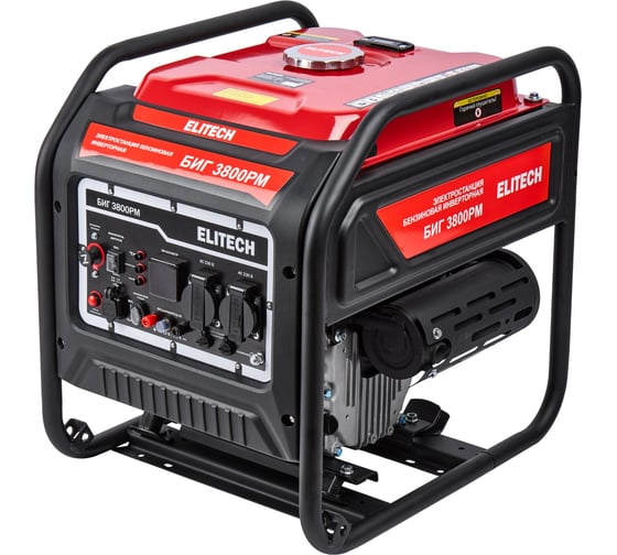 Изображение товара Генератор Elitech БИГ 3800РМ 204587