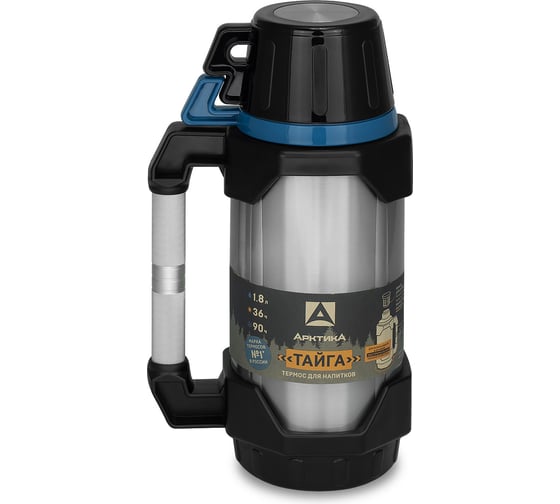 Изображение товара Термос Арктика Тайга 1.8 л, с узким горлом, синий 110-1800-BL