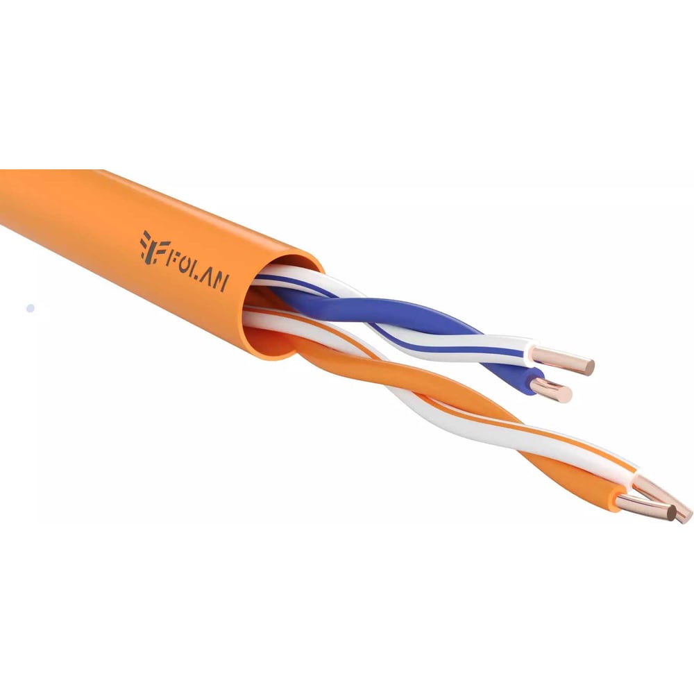Изображение товара Кабель Folan U/UTP Cat 5e 500 м бухта пожаробезопасный