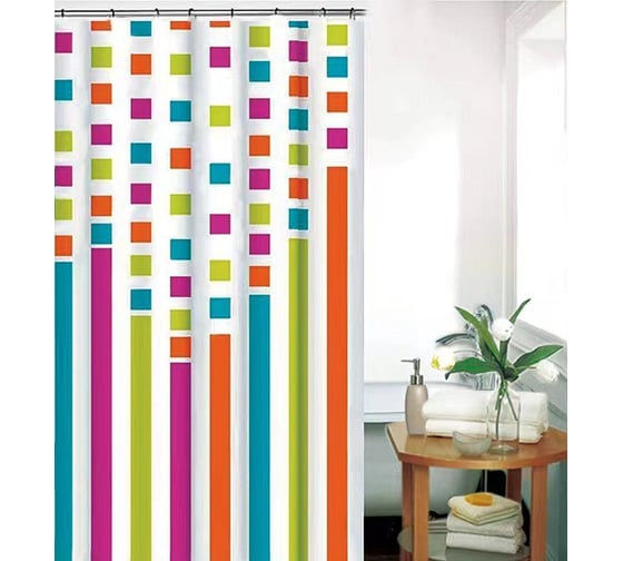 Изображение товара Штора для ванной комнаты Savol S-TH8P01