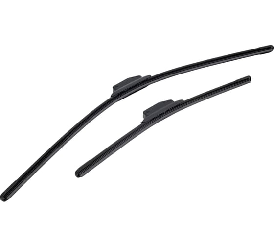 Изображение товара Комплект щеток стеклоочистителя Airline 650/400 мм, (26/16) бескаркасные PREMIUM с креплением Крючок 9x3, 9x4 мм, 2 штуки AWBM072
