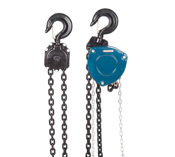 Изображение товара Механическая подвесная лебедка с лепестковым механизмом фиксации цепи натяжения Forsage F-TRC90501A(4013)