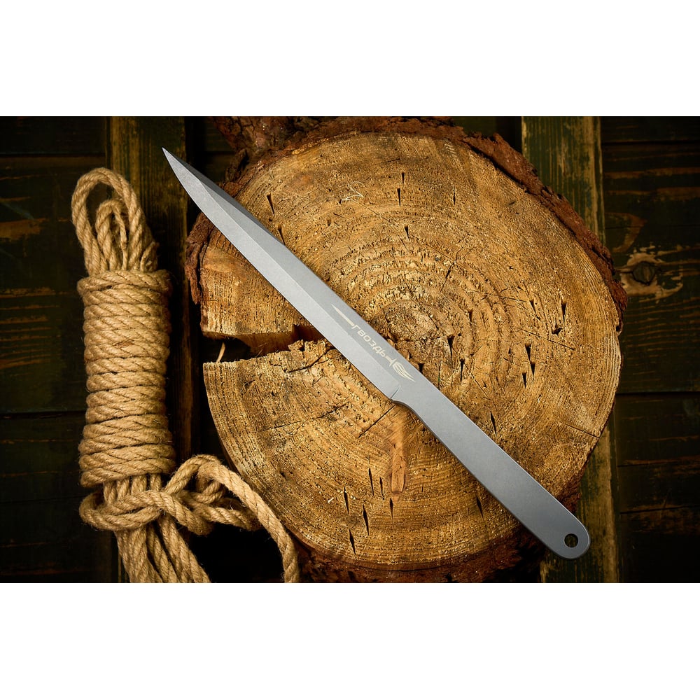 Изображение товара Kizlyar Supreme Гвоздь Satin - туристический нож, 280 мм, TacWash