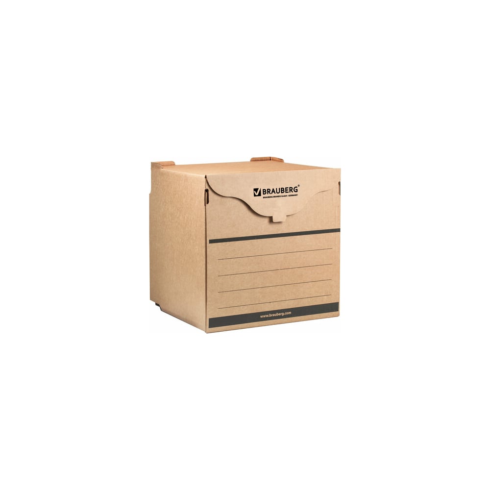Архивный короб для регистраторов/накопителей BRAUBERG архивный короб для регистраторов и накопителей officespace
