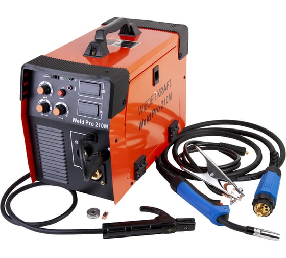 Изображение товара Универсальный сварочный инверторный аппарат WIEDERKRAFT Weld Pro 210M