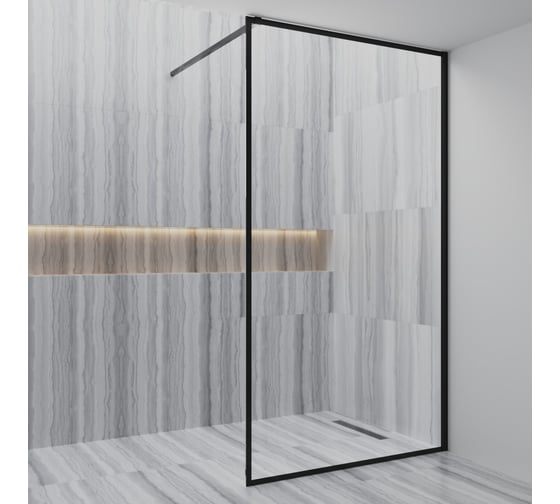 Изображение товара Душевая перегородка Paini 100x195 см, рисунок рамка 32966