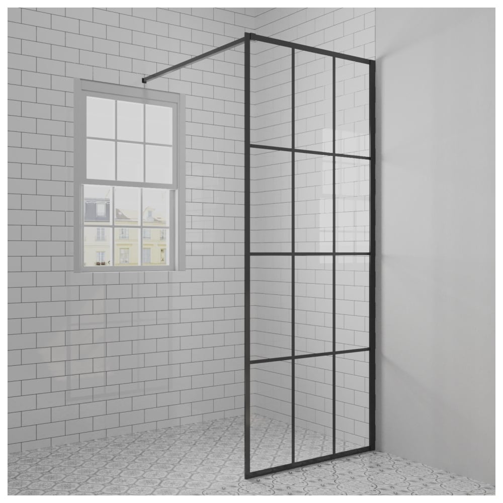 Душевая перегородка Paini WalkIN 80x195, рисунок решетка PAINI-WalkIN80G
