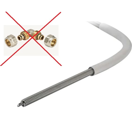 Изображение товара Пружина кондуктор для металлопластиковых труб внутренняя VIVALDO d16 мм ШГ111144