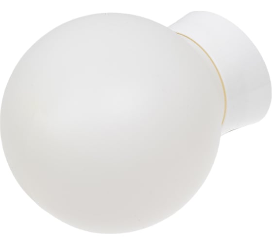Изображение товара Светильник SVET НБП 01-60-004 У3, пластиковый шар белый, косое белое основание SV0103-0002