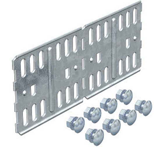 Изображение товара Соединитель OBO Bettermann RLVL 85 FT, продольный/угловой, для листовых лотков, L=200, сталь, горячий цинк 6067816