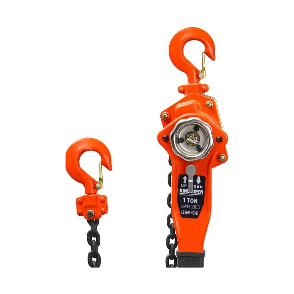 Изображение товара Ручная рычажная таль KINGQUEEN 1 т, 3 м RH-1T-3M