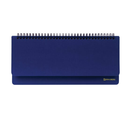Изображение товара Настольный недатированный планинг BRAUBERG Select 305x140мм, балакрон, синий 111698