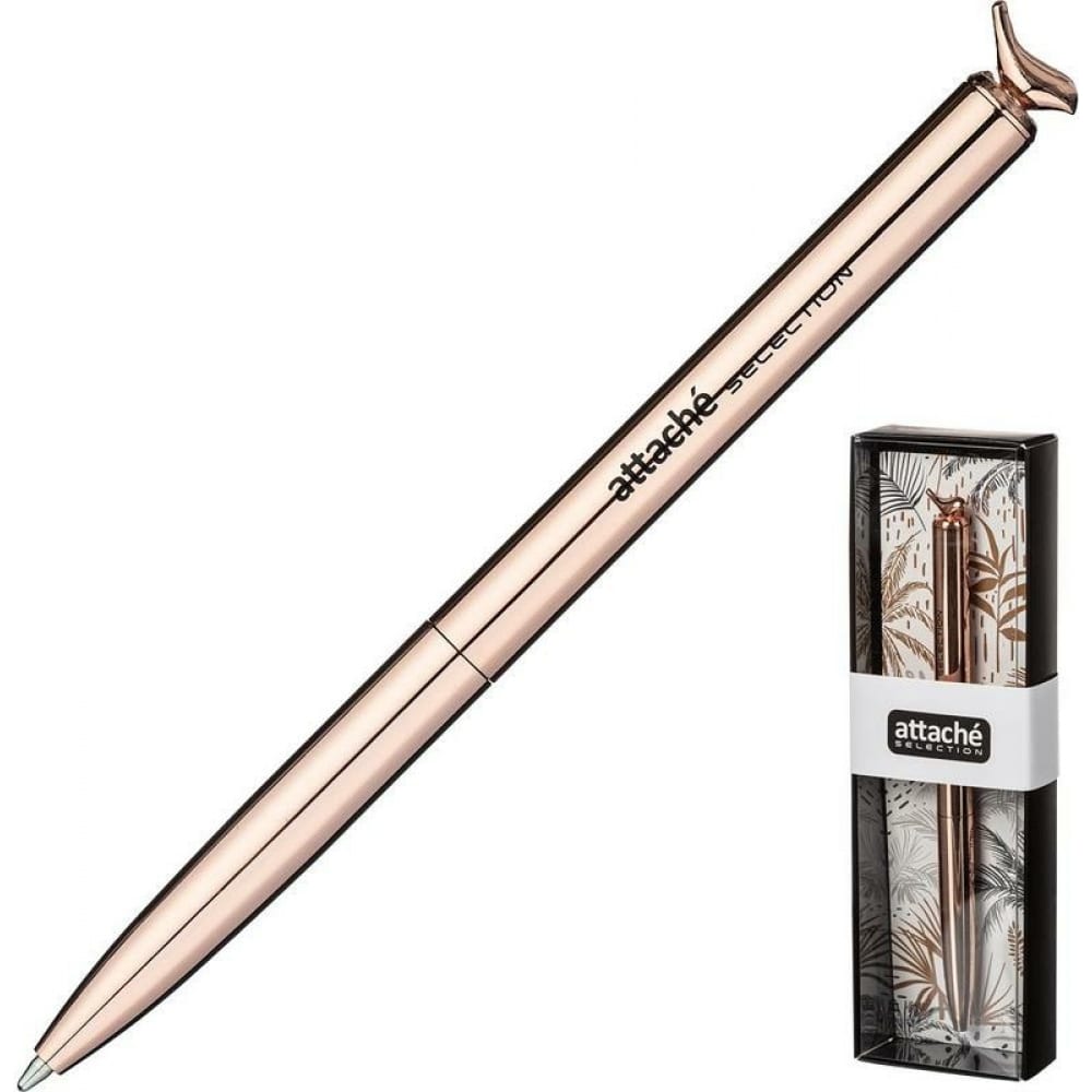 Шариковая ручка Attache Selection ручка перьевая lamy 076 lux fpvd розовое золото