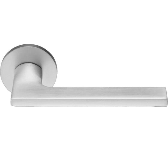 Изображение товара Ручка Rucetti RAP 31 SLIM-R SC дверная на круглой розетке 6 мм, цвет - мат.хром 9014617