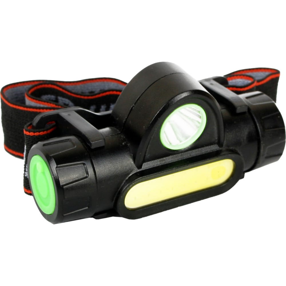 Комбинированный аккумуляторный налобный светодиодный фонарь Ultraflash налобный аккумуляторный фонарь яркий луч