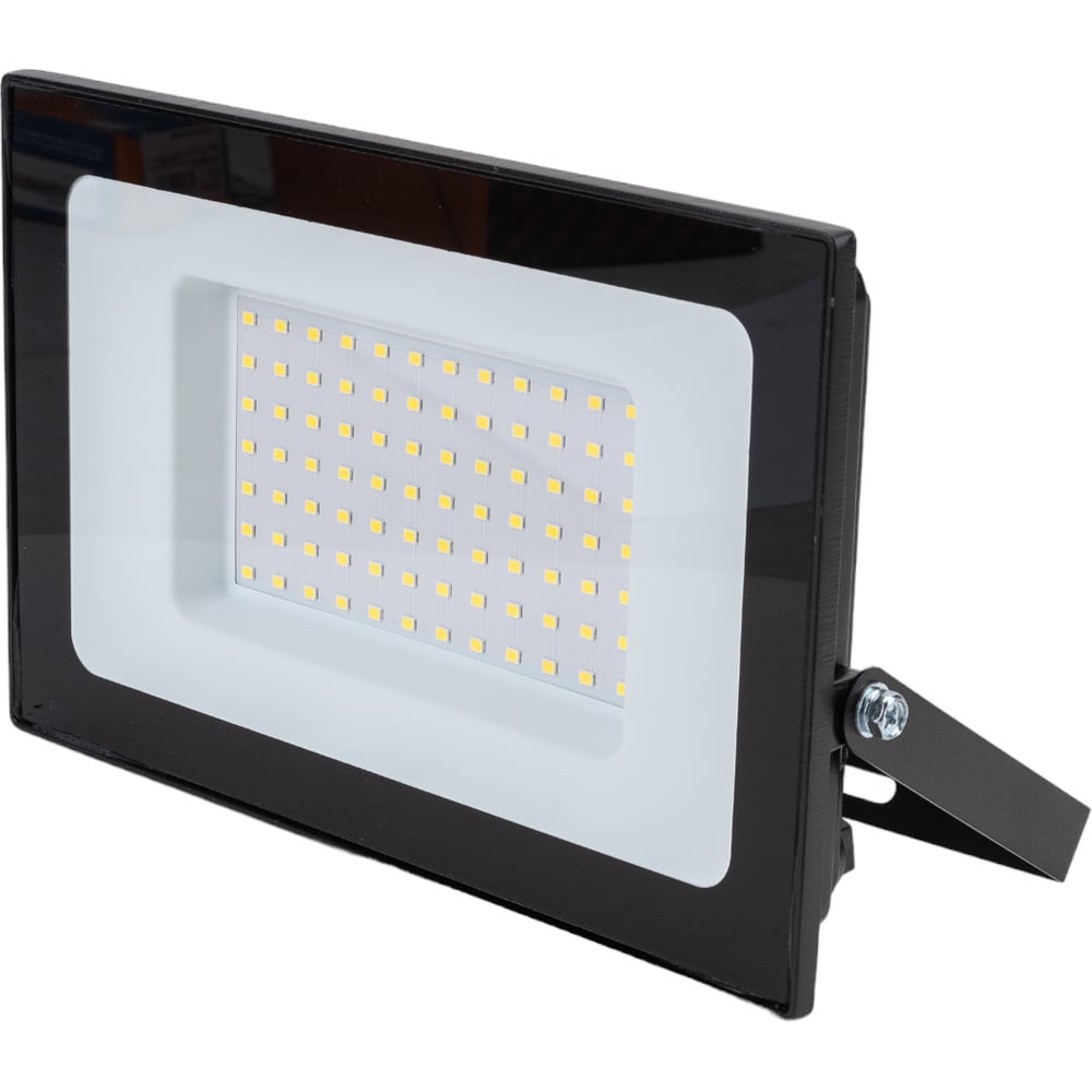 Изображение товара Светодиодный прожектор Ultraflash 100 Вт черный IP65 для наружного освещения