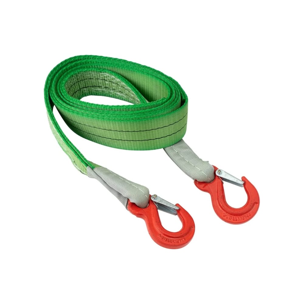 Буксировочный трос ПРОММЕТАЛЛ 4/5000 (лента 30мм - крюк-крюк) БТ4500030-К-К