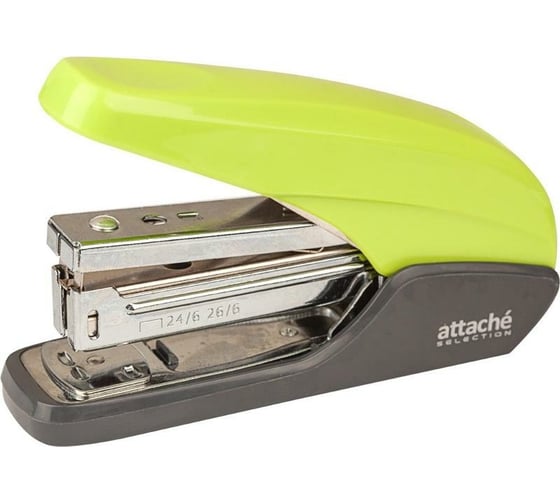 Изображение товара Степлер Attache Selection до 25 листов, №24/6, 26/6, салатовый 723422