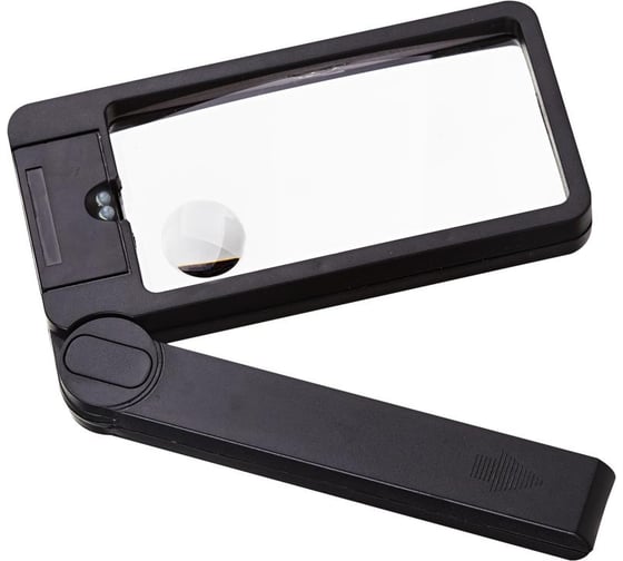 Изображение товара Складная лупа с подсветкой Attache Selection увеличение х2/4, линза 50х96 мм 397798