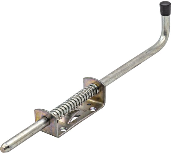 Изображение товара Задвижка дверная оцинкованная РемоКолор с пружиной, "закрыто", 14x400мм, (шт.) 70-0-156