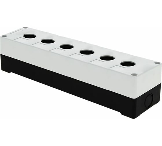 Изображение товара Пластиковый корпус EKF КП106, 6 кнопок, белый cpb-106-w