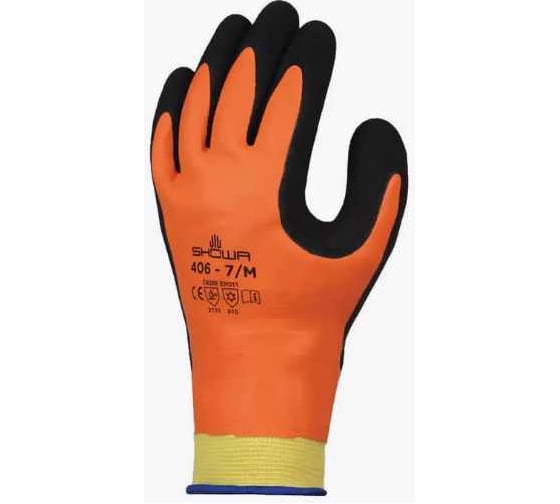 Изображение товара Защитные перчатки SHOWA Thermal 406 (Orange, L, Артикул: ) SHOWA406L