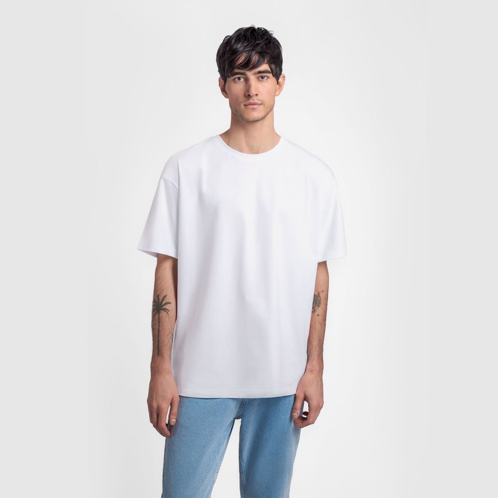 Изображение товара Футболка LoveMe Москва мужская белая оверсайз 50 (L)