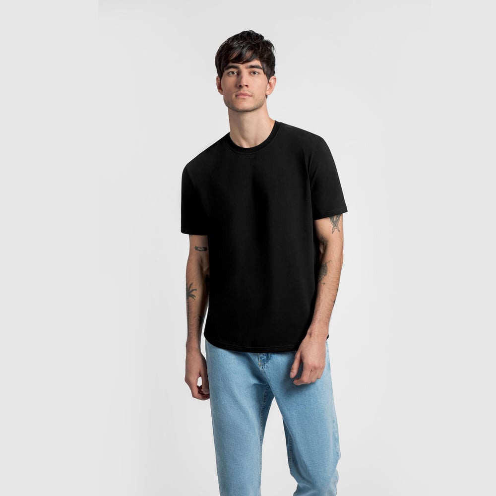 Изображение товара Мужская футболка LoveMe Владивосток v2.0 черная, 52, XL, хлопок