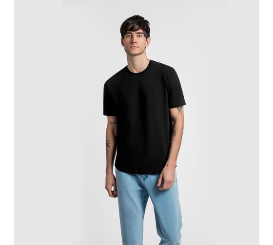 Изображение товара Футболка LoveMe Владивосток v2.0 мужская, цвет черный. Силуэт прямой, плотность 180 гр. 52 (XL), 254239