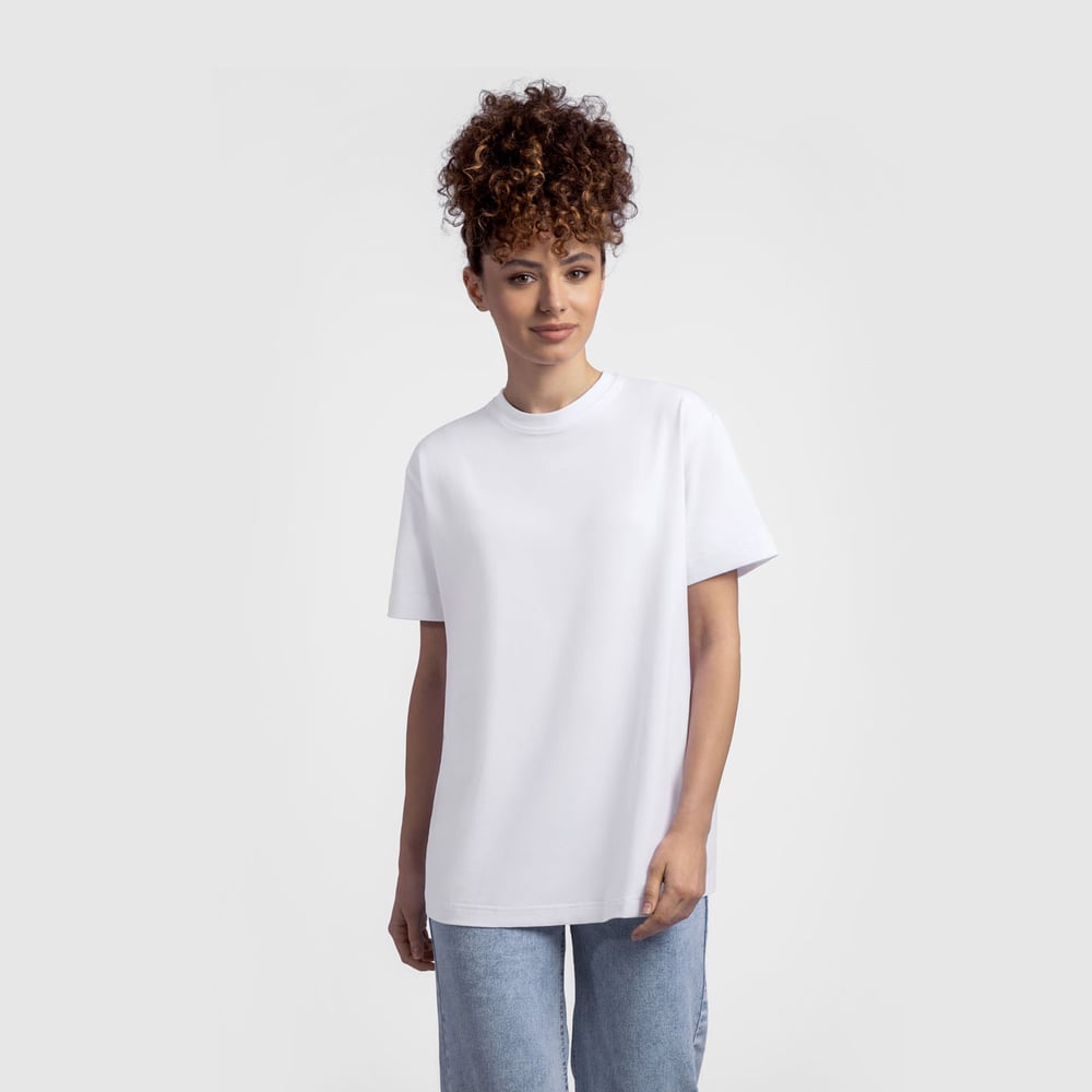 Изображение товара Футболка LoveMe Москва женская оверсайз белая 50 (XL)