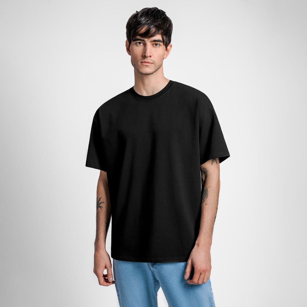 Изображение товара Футболка LoveMe Москва мужская черная оверсайз L 254222