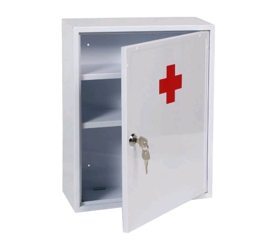 Изображение товара Шкаф металлический для медикаментов BlackWeld 380х300х160 142578bw