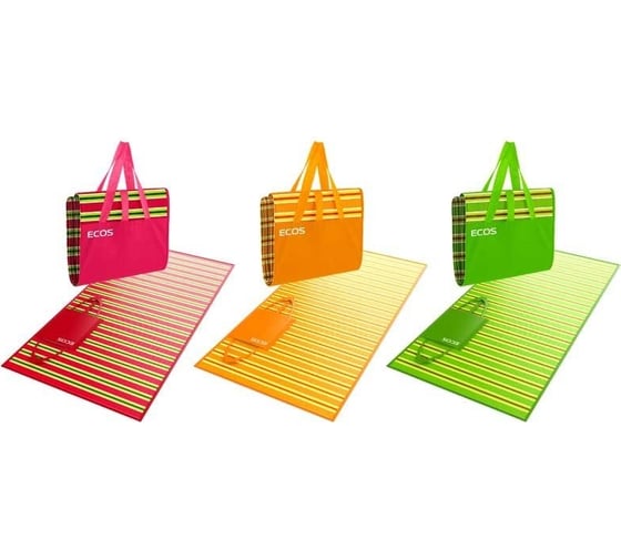 Изображение товара Коврик из полипропиленовой соломы Ecos Fruits 90х180 см 999651