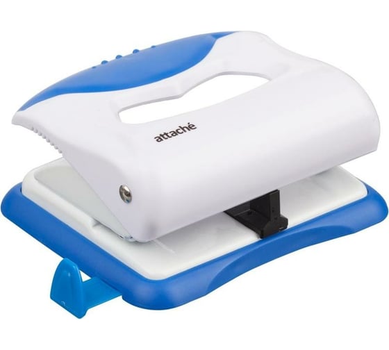 Изображение товара Дырокол Attache Master до 16 листов, белый/синий 611861