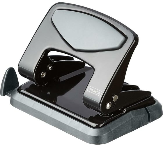 Изображение товара Дырокол Attache до 25 листов, с блокиратором, металл, чёрный 1005051